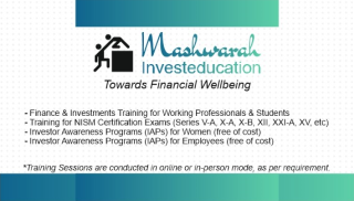 Mashwarah Investeducation Stock Market Institute Logo
